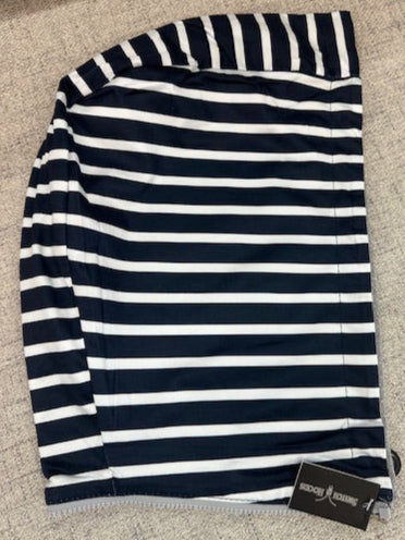 Jersey Stripe (Navy) Hood