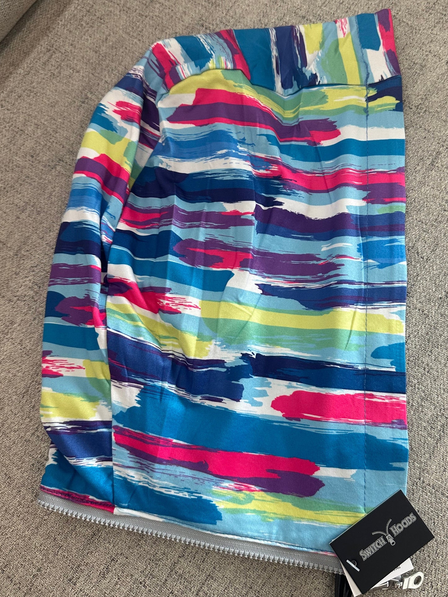 Neon Brush Stroke Hood