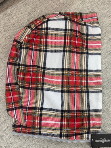 Tomato Plaid Hood