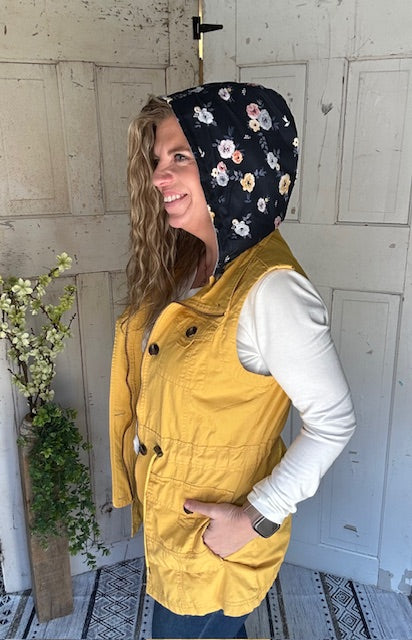 Sweet Stitches Cargo Vest Mustard
